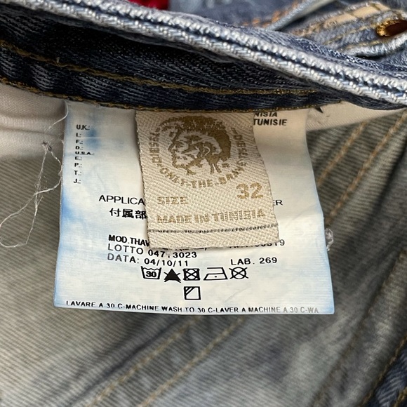 Diesel Men's Skinny Jeans - Faded Blue - Picture 13 of 13